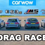 買哪一台性能房車能在高速公路制霸？Audi RS6 v BMW M5 v AMG E63 v Porsche Panamera