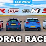 掀背鋼炮加速王：Civic Type R vs MINI GP vs I30 N vs Focus ST