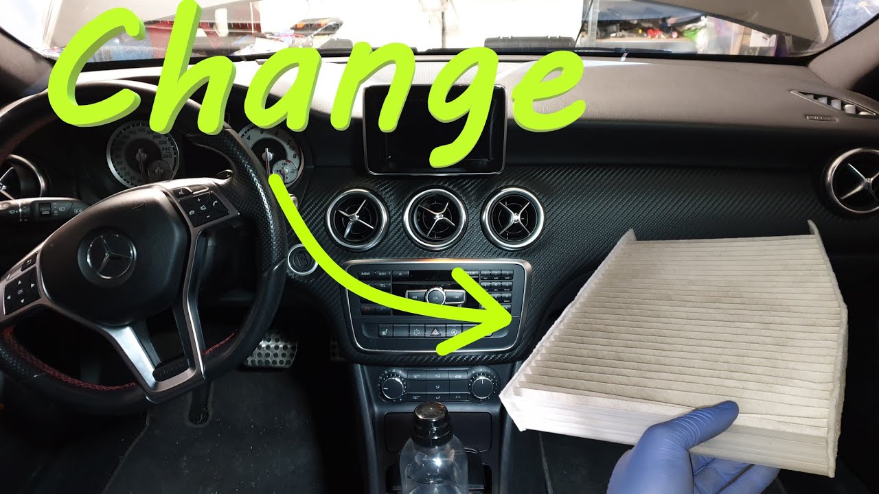 如何DIY更換Mercedes-Benz A-Class（W176）冷氣濾網-車主充電站