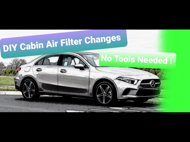 如何DIY更換Mercedes-Benz A-Class（W177）冷氣濾網-車主充電站