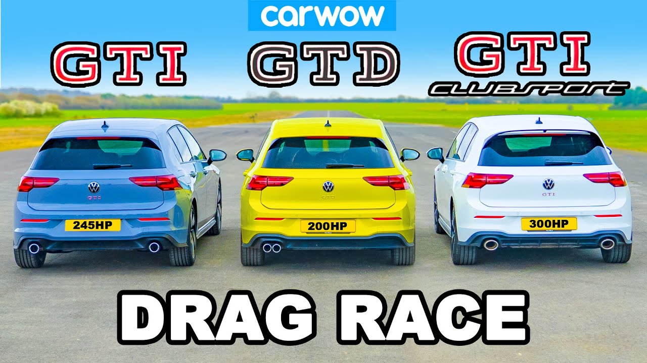 Volkswagen 八代 Golf GTI對上Golf GTI Clubsport和Golf GTD：GTI家族大對決，越貴的GTI跑得越快嗎？-車主充電站