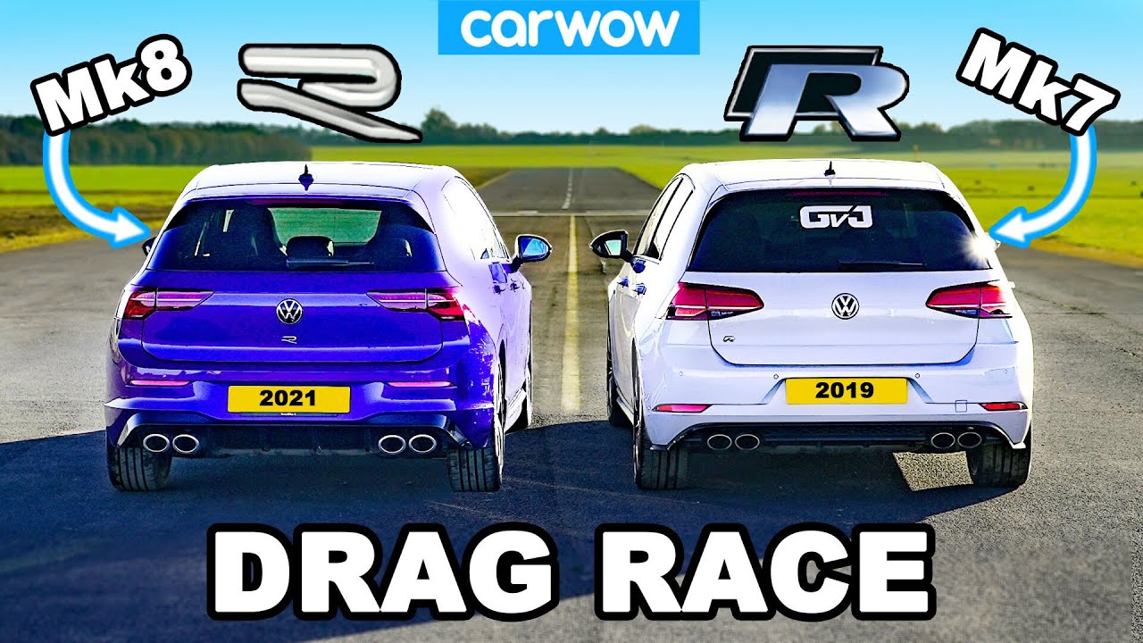 Volkswagen 八代 Golf R對上7.5代 Golf R來場直線加速：新的真的各方面都比較好嗎？-車主充電站
