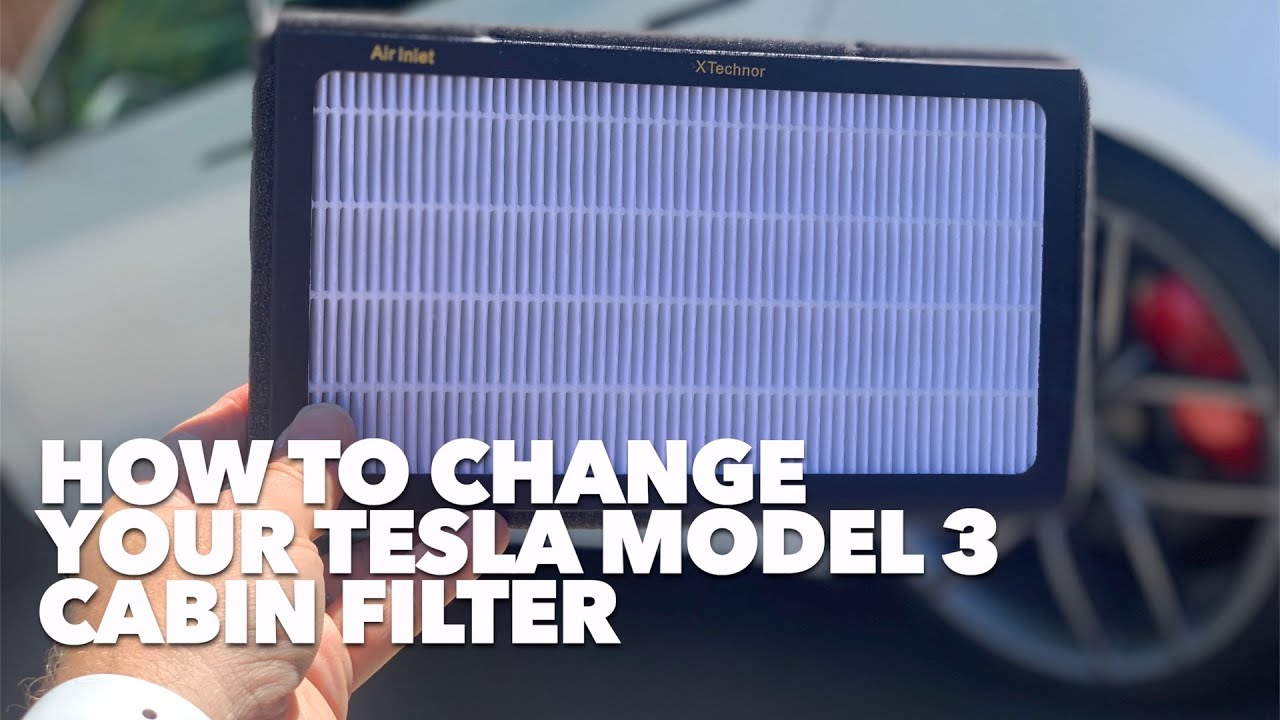 如何DIY更換Tesla Model 3冷氣濾網-車主充電站