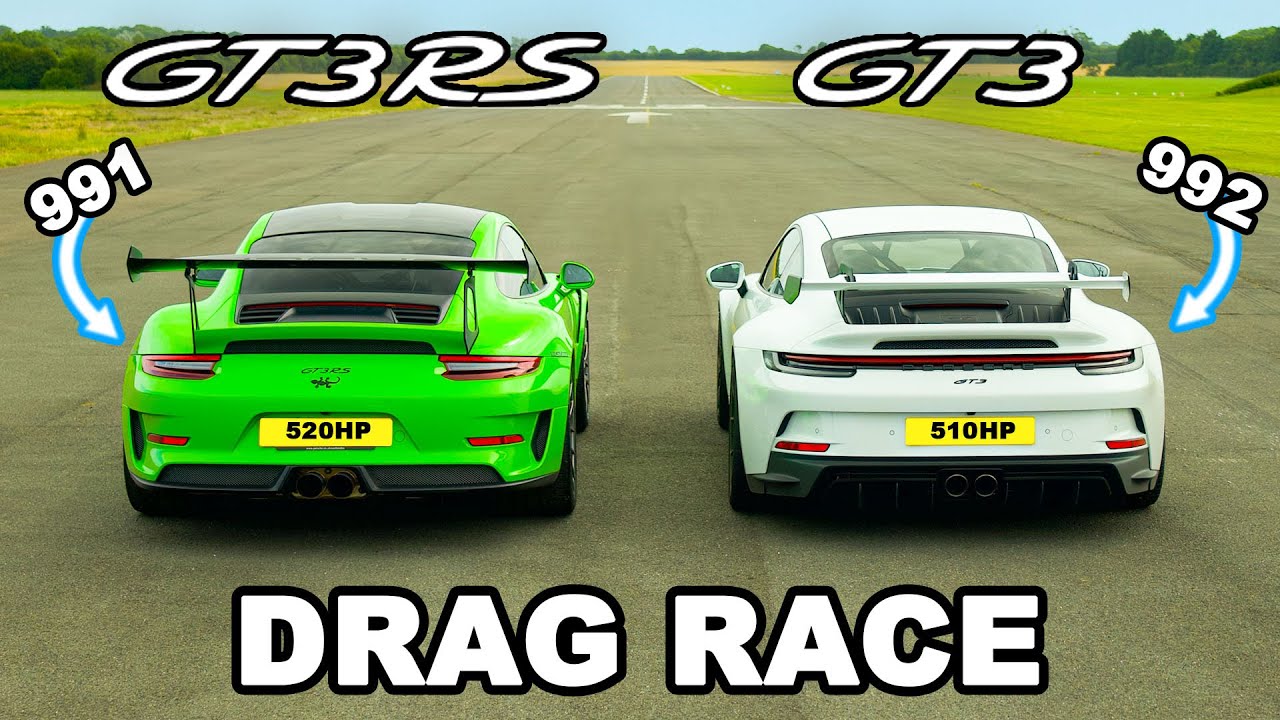 Porsche 911 GT3 RS（991）對上Porsche 911 GT3（992）：直線加速、煞車對比，馬力多10匹就是正義？買車買新不買舊？