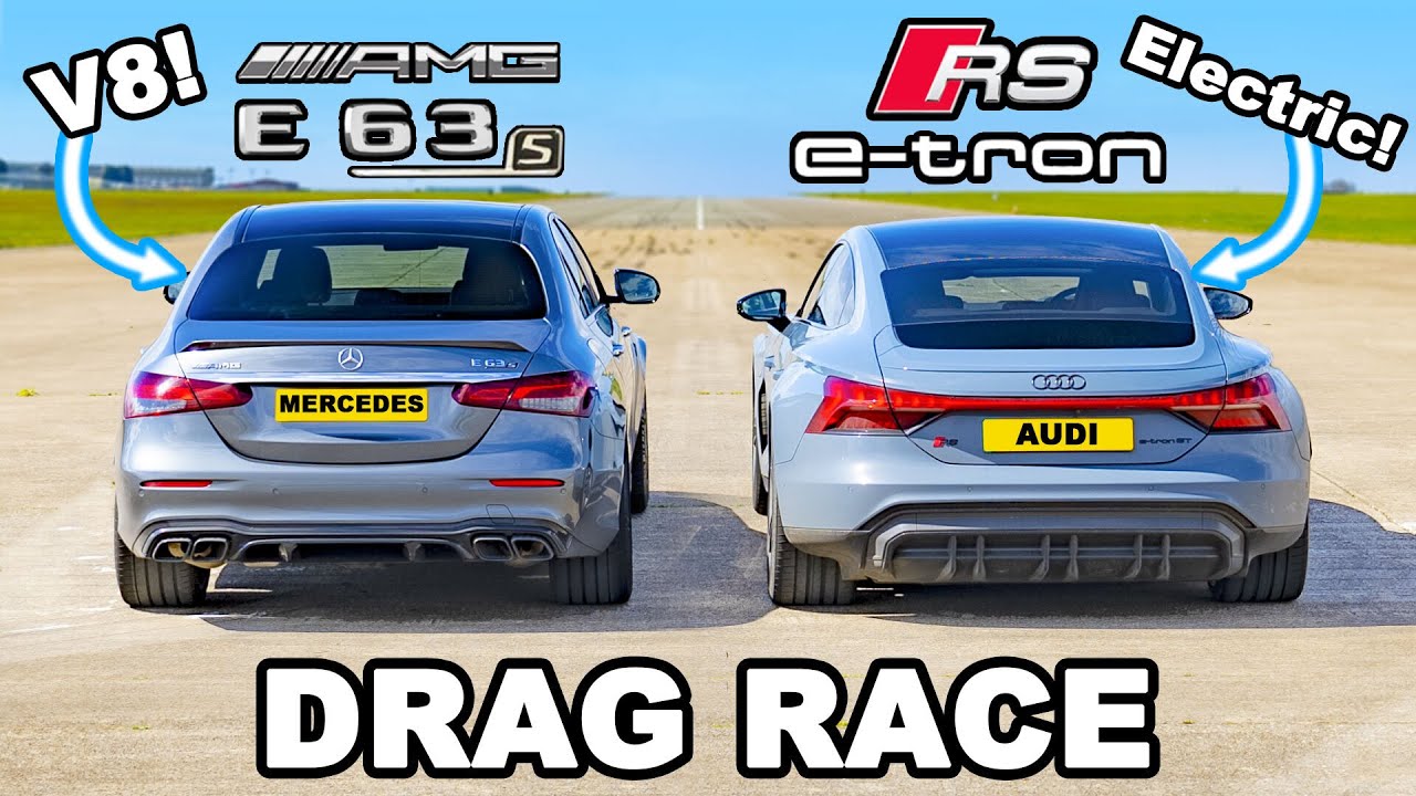 Mercedes-AMG E63 S（W213）對上Audi RS e-tron GT：直線加速、煞車對比，差不多馬力重量比與價格，V8跟電動馬達誰輸誰贏？-車主充電站