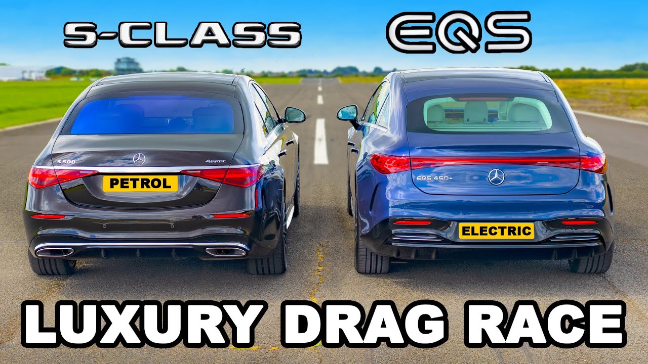 Mercedes-Benz S500對上Mercedes-Benz EQS來場直線加速：電動版的S-Class能勝過汽油S-Class嗎？-車主充電站