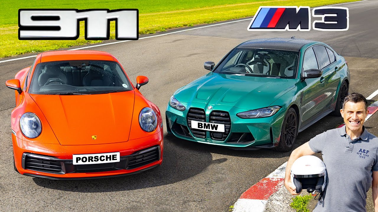 把BMW G80 M3和Porsche 992世代的911 Carrera搬到賽道上比劃，馬力大就是正義嗎？-車主充電站