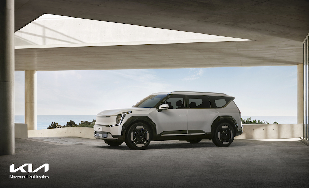 KIA EV9量產車外型曝光，將於3月底正式發表！