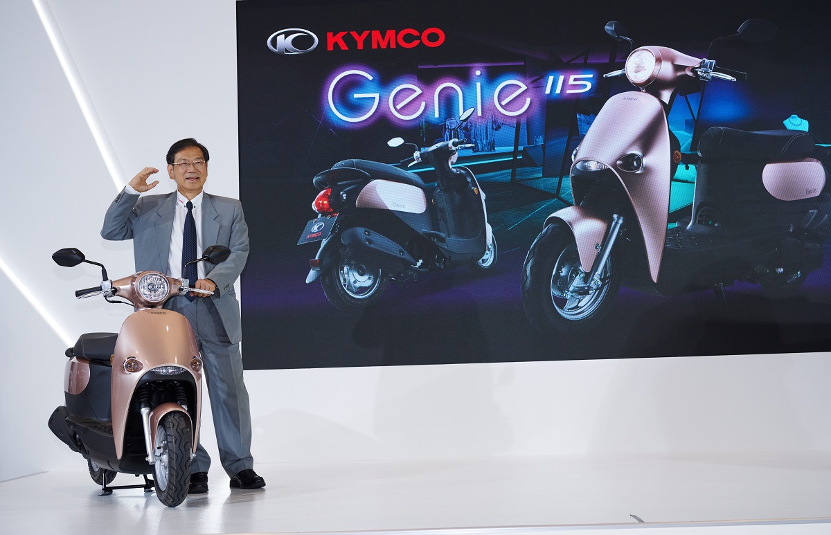 柯俊斌董事長領軍全新時尚白牌 Genie 115於重機展登場！