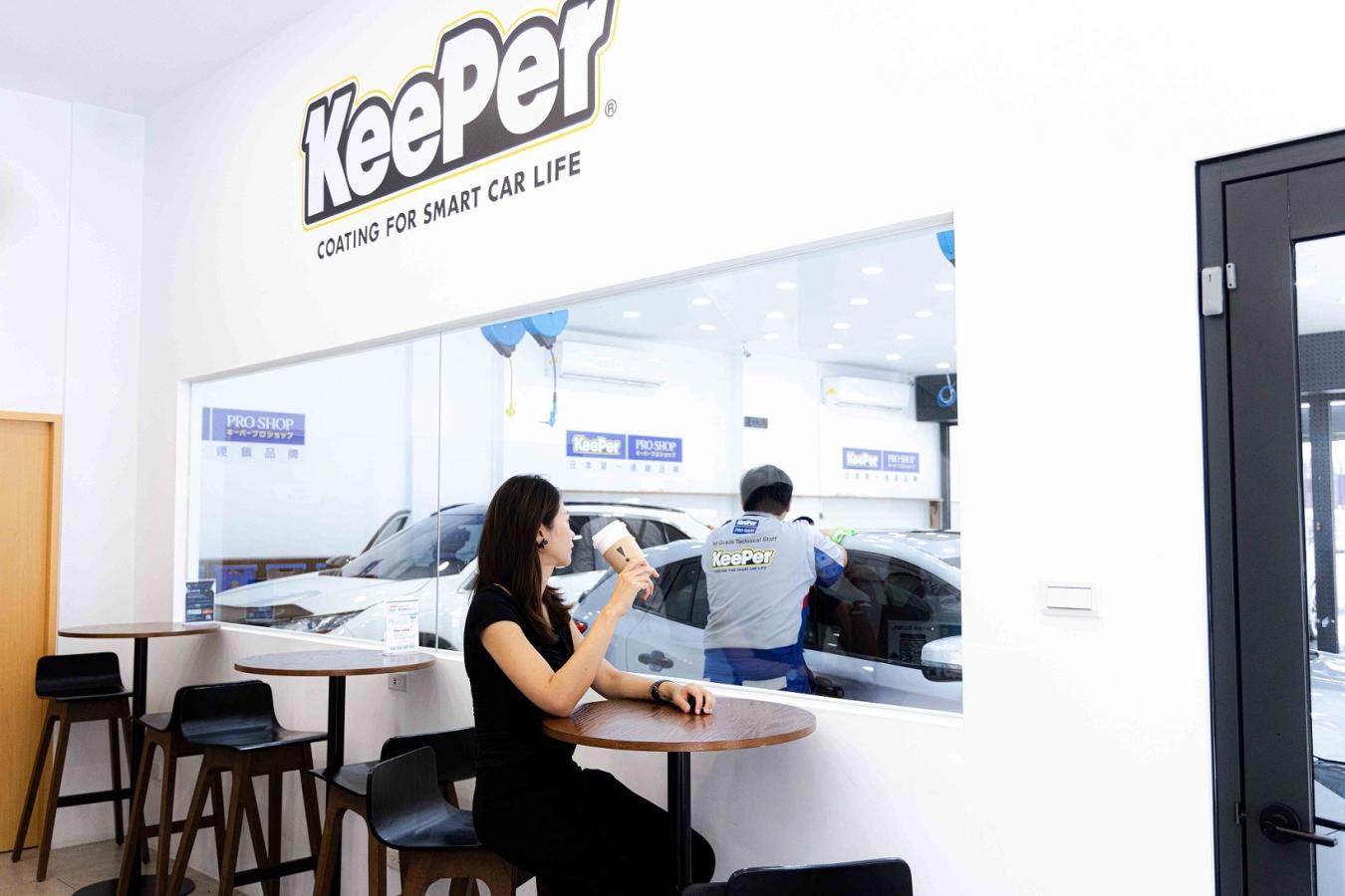 KeePer攜手CAFE!N 打造高雄首間複合店，插旗亞灣新區搶攻高端商圈經濟！